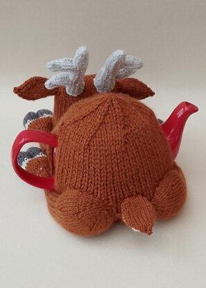 Christmas Knackered Reindeer Tea Cosy