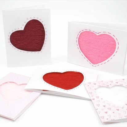 Quick & Easy Valentines in Red Heart Super Saver Economy Solids - WR1084
