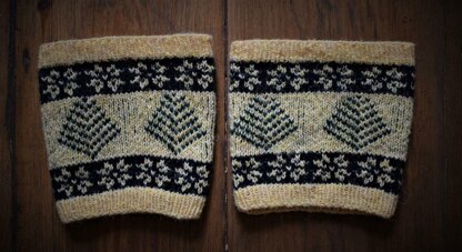 Snowing in the Forest Boot Cuffs