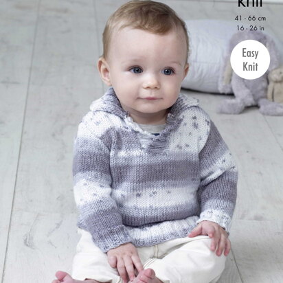 Sweaters in King Cole Cottonsoft Baby Crush DK & Cottonsoft DK - 5103pdf - Downloadable PDF