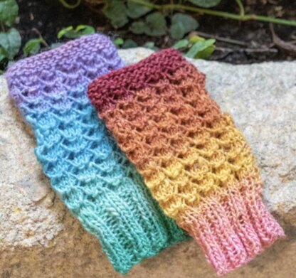 One Row Lace Wrist Warmers