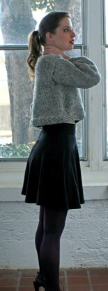 Winter Whimsy Cropped Sweater