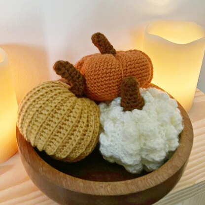 Fall Pumpkins Crochet Pattern #505