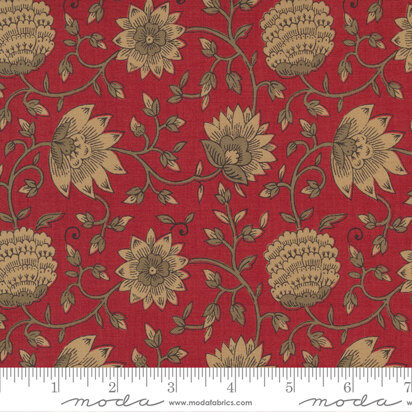 Moda Fabrics Bonheur De Jour - Red - 13912‐12