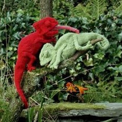 Cranky Chameleon Calm Chameleon - knitting pattern