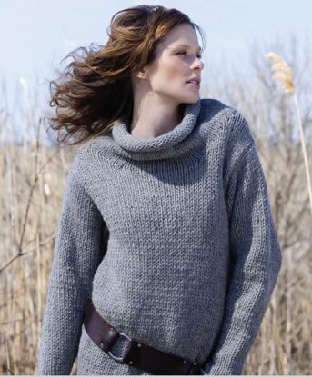 Ash Pullover in Tahki Yarns Donegal Tweed