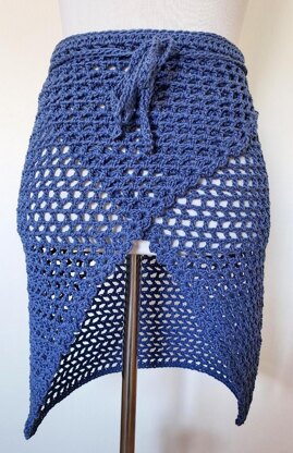 Nautical Mesh Sarong Skirt