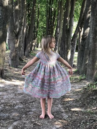 Wave Dress For Little Miss