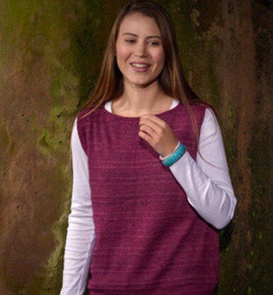 Drop Stitch Top in The Fibre Co. Canopy Fingering - Downloadable PDF