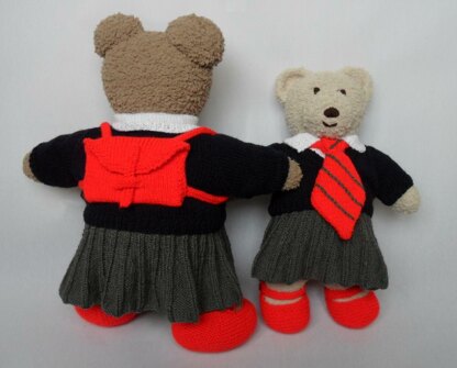 Cuddle and Snuggle Teddy Bear Clothes - School Uniform