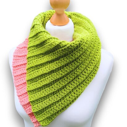 Ribbed Bandana Cowl - Kerchief