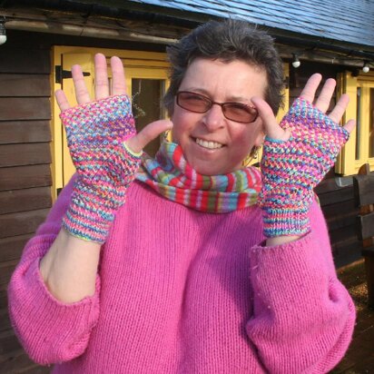 Helen's Retro Mittens