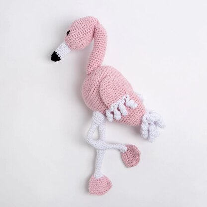 Freya The Flamingo in Wool Couture Cotton Candy - Downloadable PDF