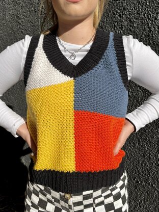 Mod Squares Vest