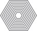Elizabeth Craft Designs Elizabeth Craft Metal Die - Fitted Hexagons