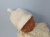 Baby Peak Cap Topknot Beanie Hat