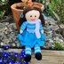 Pansy Rag Doll Knitting Pattern - Toy Knitting Pattern