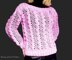 Pink Cable Sweater