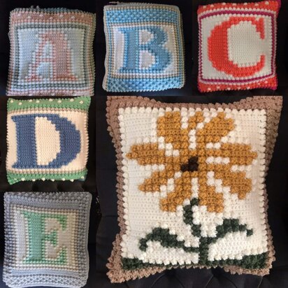 ABCDE pillows