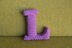 Letter L Crochet Pattern, 3D Alphabet Amigurumi