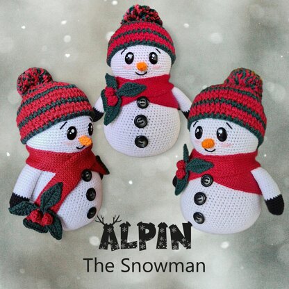 Alpin The Snowman - Amigurumi