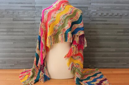 Spring Fringe Scarf