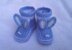 Blue  Bunny Baby Booties