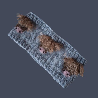 Happy Heather Highland Cow