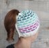 Ombre Bricks Ponytail Hat