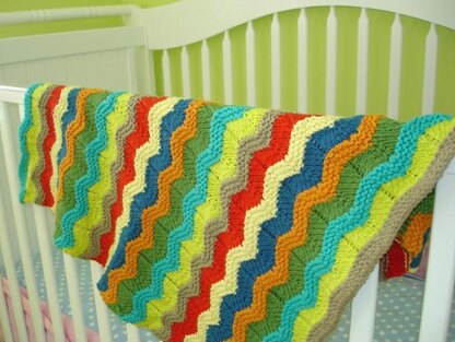 Wavy Baby blanket