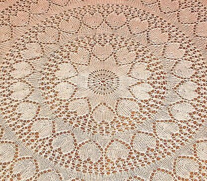 Valentine Design Shawl Tablecloth or Blanket