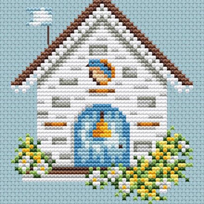 Birdhouse Sampler 03 Cross Stitch PDF Pattern