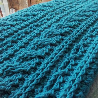 Calming Cables Blanket