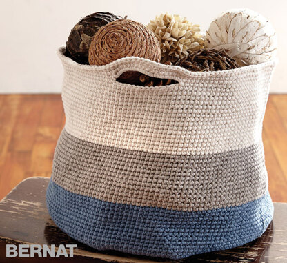 Handy Basket in Bernat Maker Home Dec - Downloadable PDF