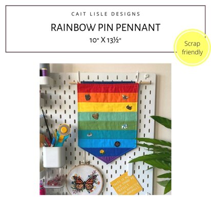 Rainbow Pin Pennant