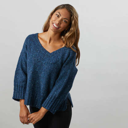 1243 Kalahari -  Jumper Knitting Pattern for Women in Valley Yarns Taconic by Valley Yarns