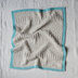 Gansey Style Baby Blanket & Monkey - in Debbie Bliss Cashmerino Aran & Baby Cashmerino