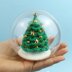 Christmas tree snow globe