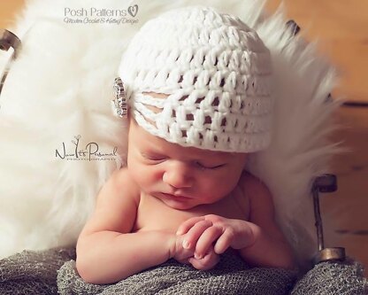 Crochet Fancy Baby Beanie Crochet Pattern PDF 240