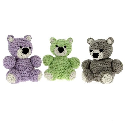 Billie Bear Toy in Hoooked Eco Barbante - Downloadable PDF