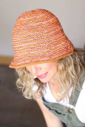 Scrappy Knit Bucket Hat