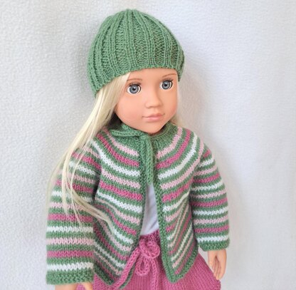 Doll Cardigan Set