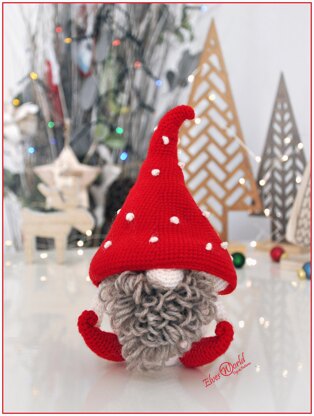 Crochet Pattern Mushroom Gnome