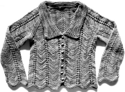 Raglan chevron cardigan 503