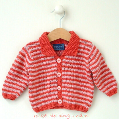 Mini Stripe Baby Cardigan