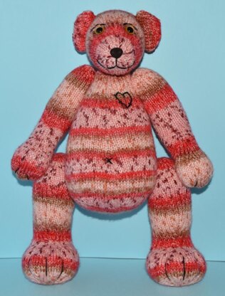 Cherry Heart Teddy Bear