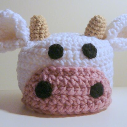 Cow Hat - Newborn to Adult