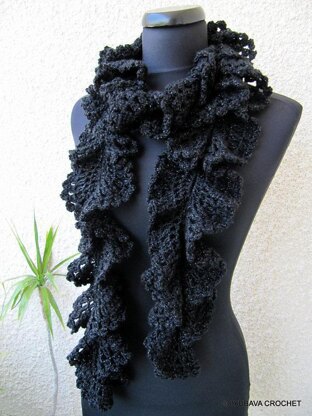 Ruffle Lace Scarf Tutorial