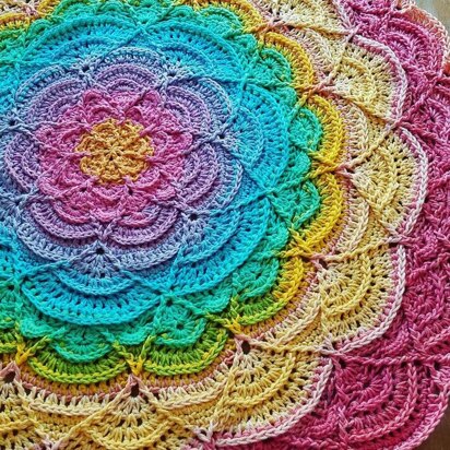 Flower Puddles Ripples Blanket