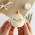 Crochet chick pattern keychain Amigurumi chicken keyring Bag charm Car mirror hanging decor Mini toy
